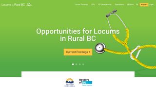 Locums for Rural BC: Home