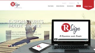RSign: E-Signatures Made Simple. An RPost Service.