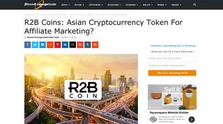 R2B Coins Review: Asian Cryptocurrency Token For Affiliate Marketing?