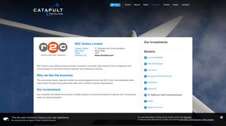 R2C Online Limited - Catapult Ventures