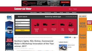 Northern lights: R2c Online, Commercial Motor's Workshop ...