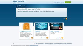 Bank of Ireland 365 Online | Logout