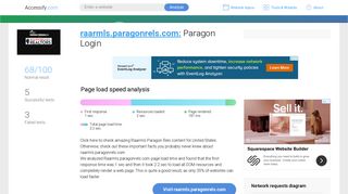 Access raarmls.paragonrels.com. Paragon Login