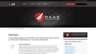 RAAS Plugins | Aviation Intertec Services