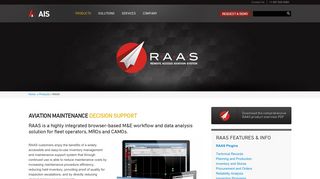 Aircraft Maintenance Systems RAAS Software | Aviation Intertec Services