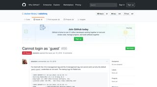 Cannot login as `guest` · Issue #86 · docker-library/rabbitmq · GitHub