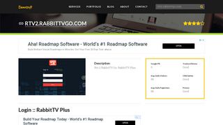 Welcome to Rtv2.rabbittvgo.com - Login :: RabbitTV Plus