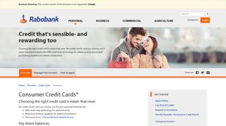 Credit Cards Overview - Rabobank