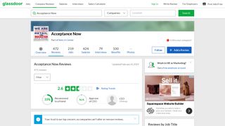 Acceptance Now Reviews | Glassdoor