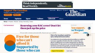 Renewing your RAC cover? Don't let them jack up the price | Money ...