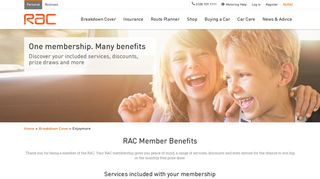 RAC Member Benefits | Discounts & Offers | RAC