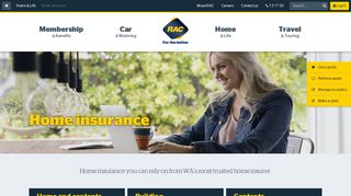 Home Insurance | Buy online & save up to $70 | RAC WA