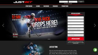 Online Sports Betting, Racebook and Casino at JustBet Sportsbook