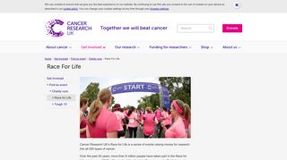 Race For Life | Cancer Research UK