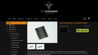 Team BlackSheep Online Store - WhiteNoiseFpv X TBS Race Wire