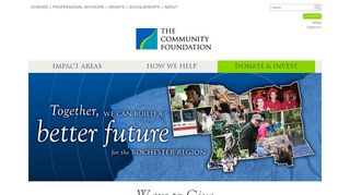 Rochester Area Community Foundation > Home