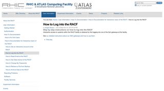 How to Log into the RACF — RACF - Brookhaven National Laboratory