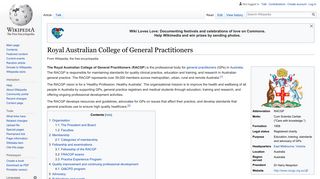 Royal Australian College of General Practitioners - Wikipedia