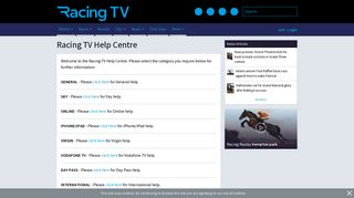 Welcome to the Racing UK Help Centre