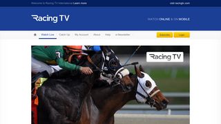 Watch Live - Racing TV International Anywhere