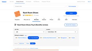 Working at Rack Room Shoes: 200 Reviews about Pay & Benefits ...
