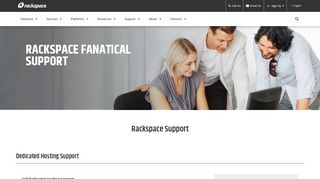 Rackspace Hosting Help & Support Links