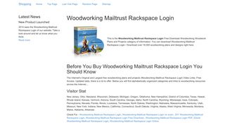 Free PDF Woodworking Mailtrust Rackspace Login Download