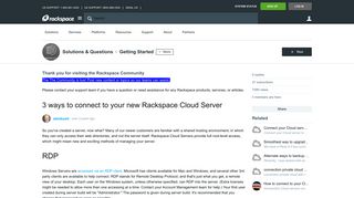 3 ways to connect to your new Rackspace Cloud Server - Getting ...