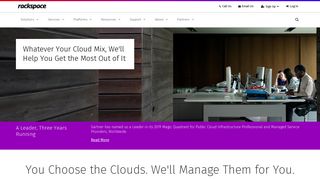 Choosing a Cloud Platform | Managed Cloud by Rackspace