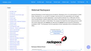 Webmail Rackspace - Webmail Login