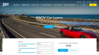 Apply for a Car Loan and try our easy Car Loan Calculator - RACV
