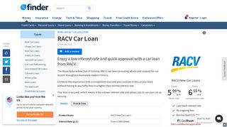 RACV Car Loan Review: Interest Rate, Fees & Online Application ...