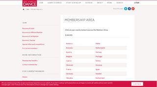 Membership area — RAD - Royal Academy Of Dance