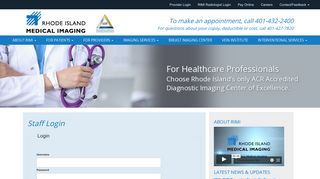 RIMI Staff Login | Rhode Island Medical Imaging