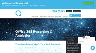 Office 365 Reports & Analytics | Get in-depth insight with Quadrotech