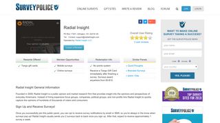 Radial Insight Ranking and Reviews - SurveyPolice