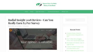 Radial Insight 2018 Review- Can You Really Earn $3 Per Survey ...