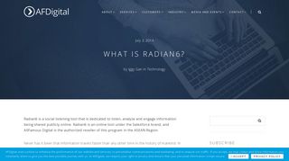 What is Radian6? | AllFamous Digital - AFDigital
