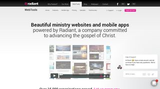 Radiant WebTools - Beautiful Websites & Mobile Apps for Churches ...