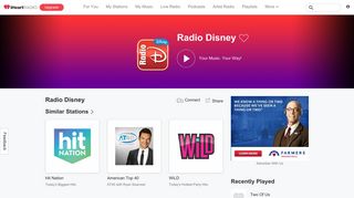 Listen to Radio Disney Live - Your Music. Your Way! | iHeartRadio