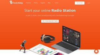 RadioKing: Create true radio stations