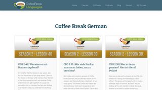 Coffee Break German – Coffee Break Languages