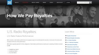 U.S. Radio Royalties | Royalties | BMI.com