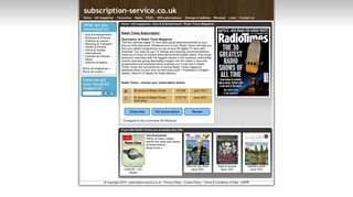 RADIO TIMES Magazine Subscription - Subscription-service.co.uk
