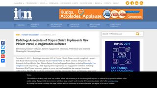 Radiology Associates of Corpus Christi Implements New Patient Portal ...