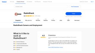 RadioShack Careers and Employment | Indeed.com
