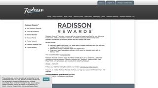 Club Carlson Rewards - Radisson Hotels