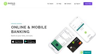 Mobile Banking - Radius Bank