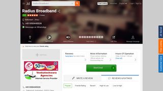 Radius Broadband, Balkampet - Internet Service Providers in ... - Justdial