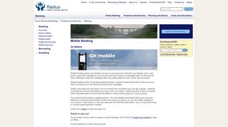 Radius Credit Union - Mobile Banking